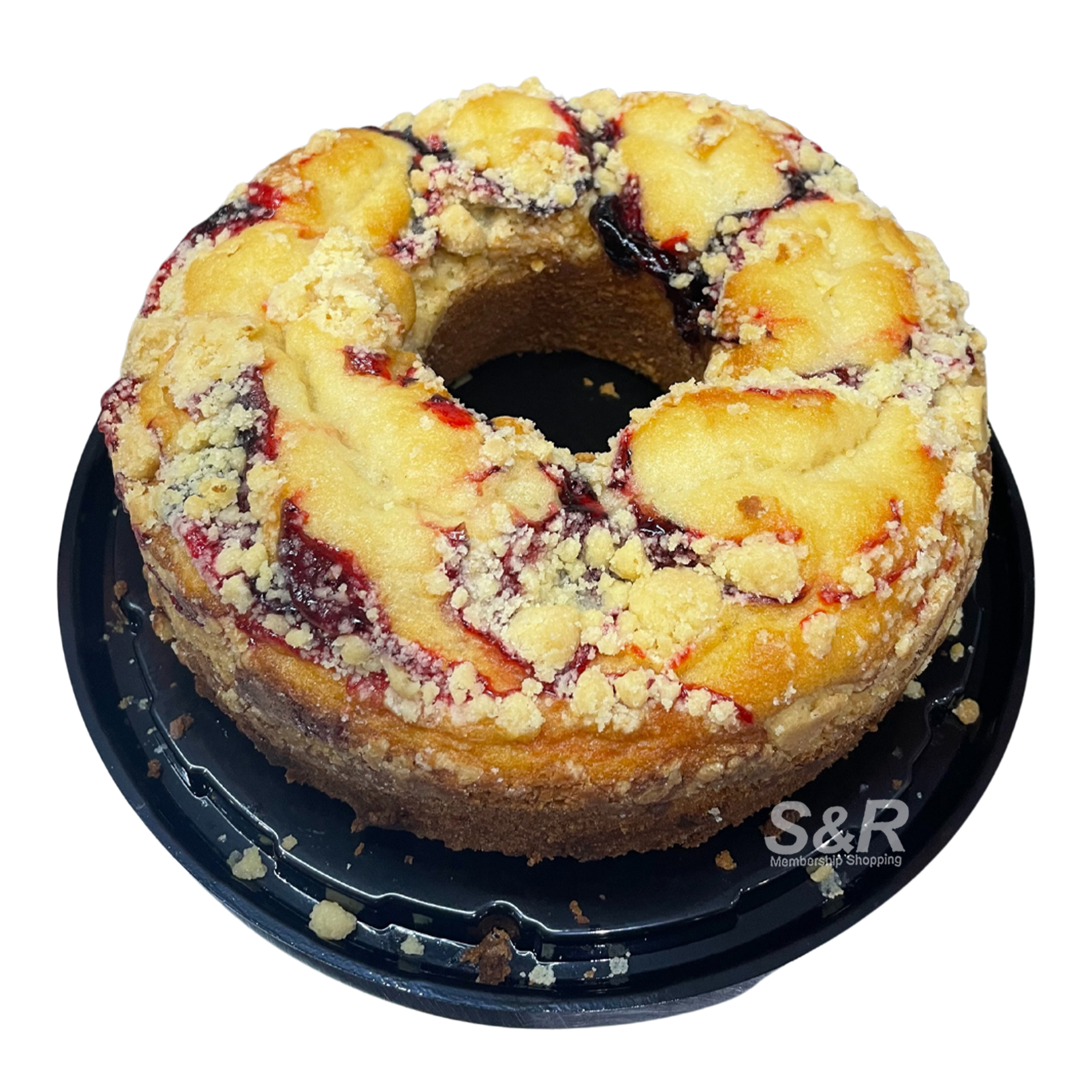 S&R Double Berry Crumble Ring Cake 1pc S&R Double Berry Crumble Ring Cake 1pc